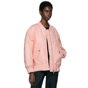 NWT Stand Studio Jumbo Bomber Jacket Pink Blush 38 / Medium